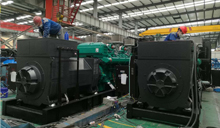 喜讯,HJC黄金城集团3台2000KW/10.5KV高压发电机并网成功