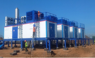 8台HJC黄金城集团配潍柴应用于北欧地区的天然气发电项目