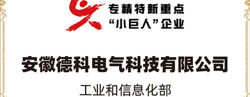 「小巨人 大分量」| HJC黄金城集团电气荣获“国家专精特新重点小巨人企业”称号！